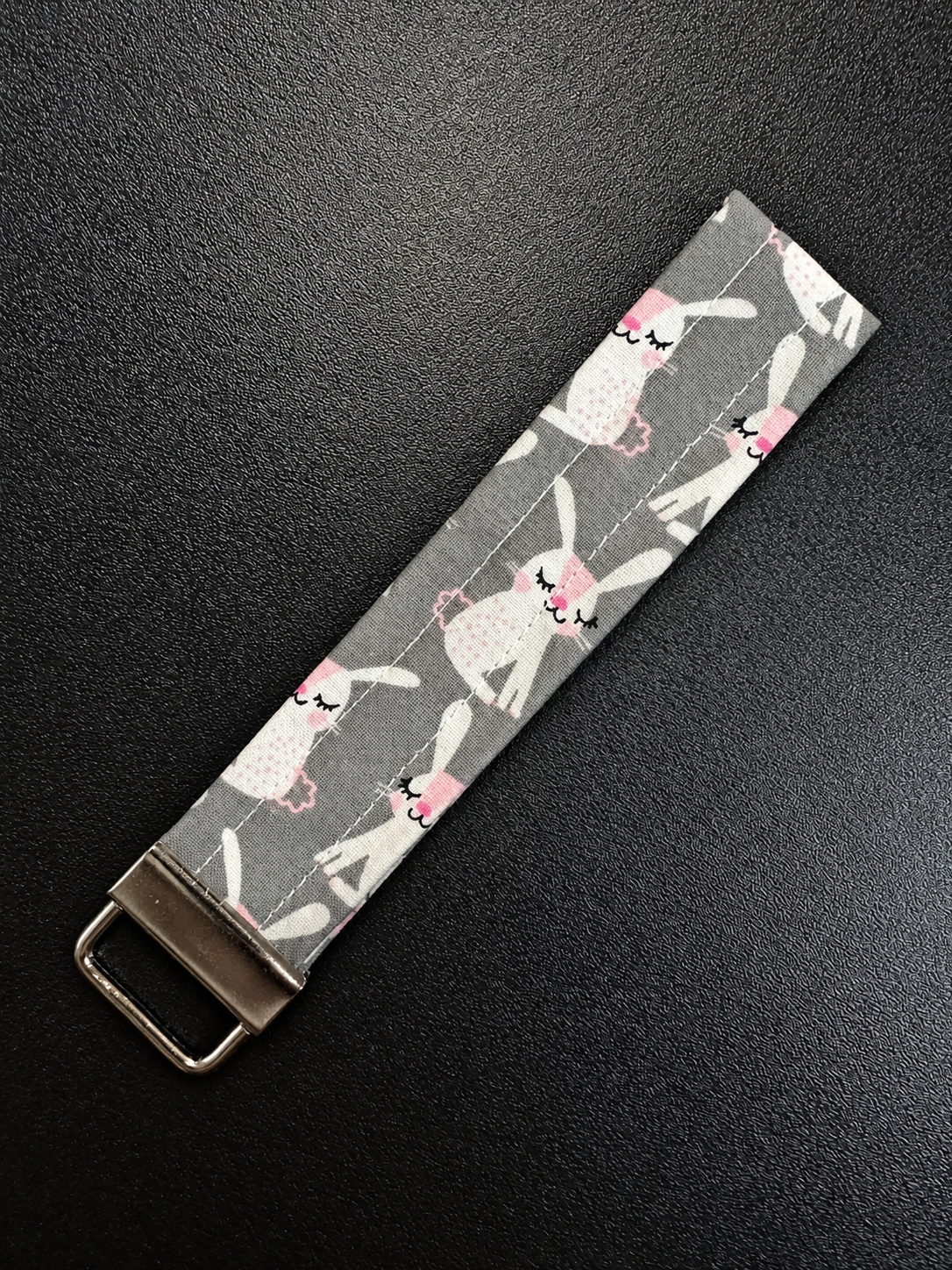 Funny Bunny Keychain Wristlet