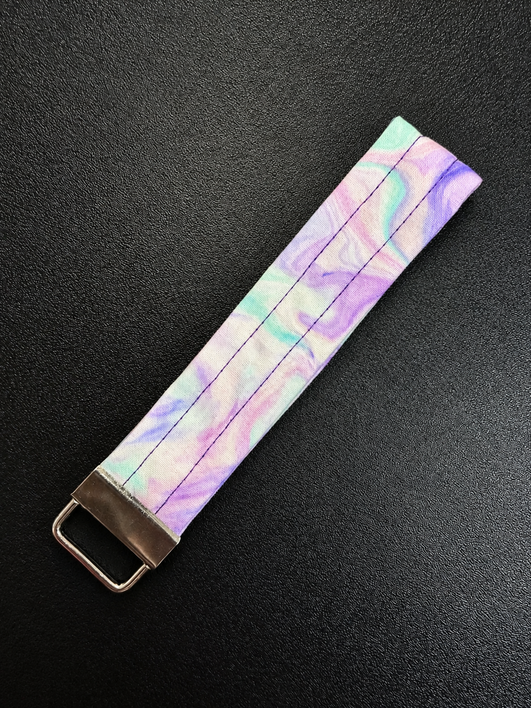 Purple Fury Keychain Wristlet