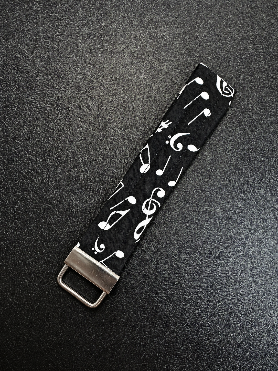 Music Note Keychain Wristlet
