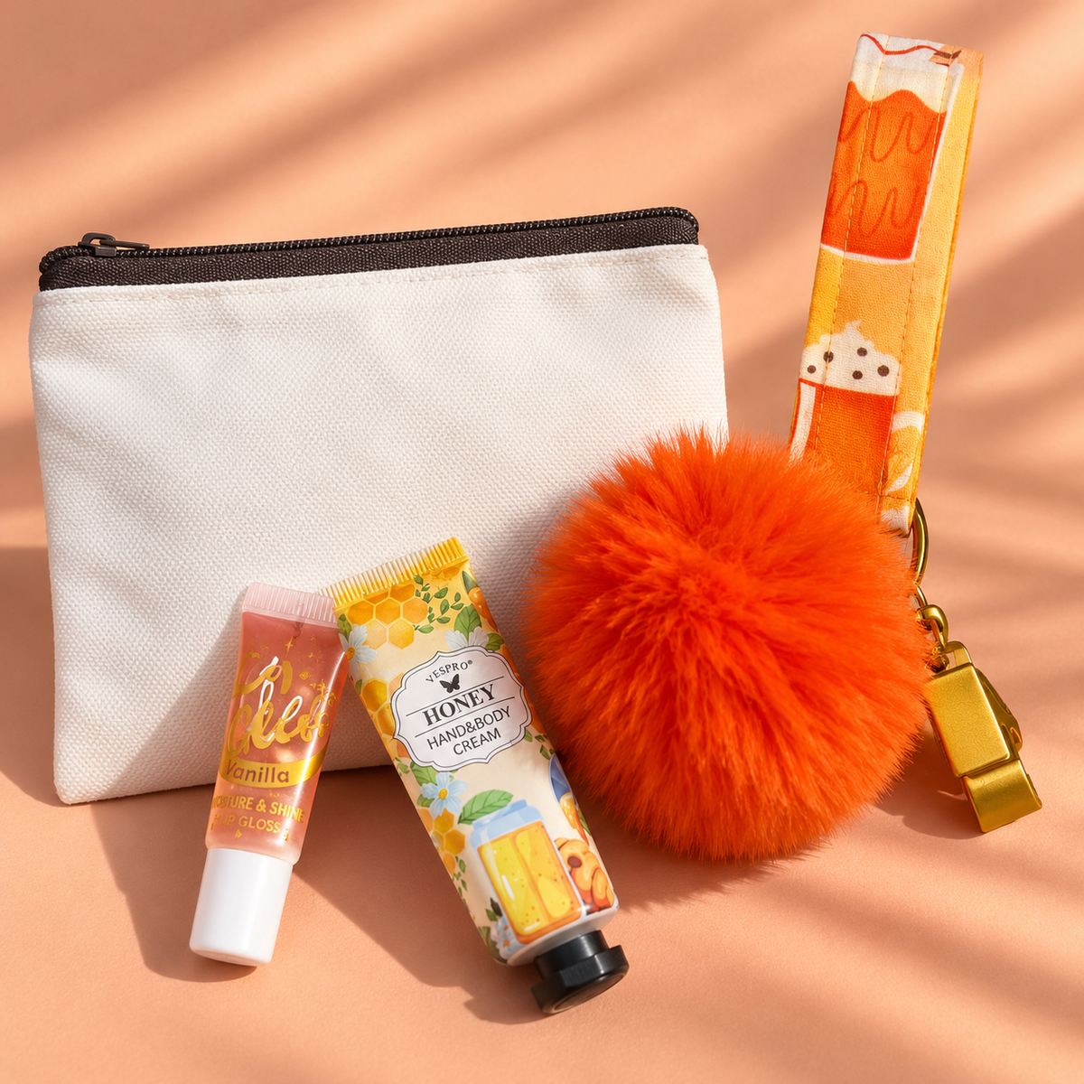 Orange Fall Expresso Wristlet Comfort Kit