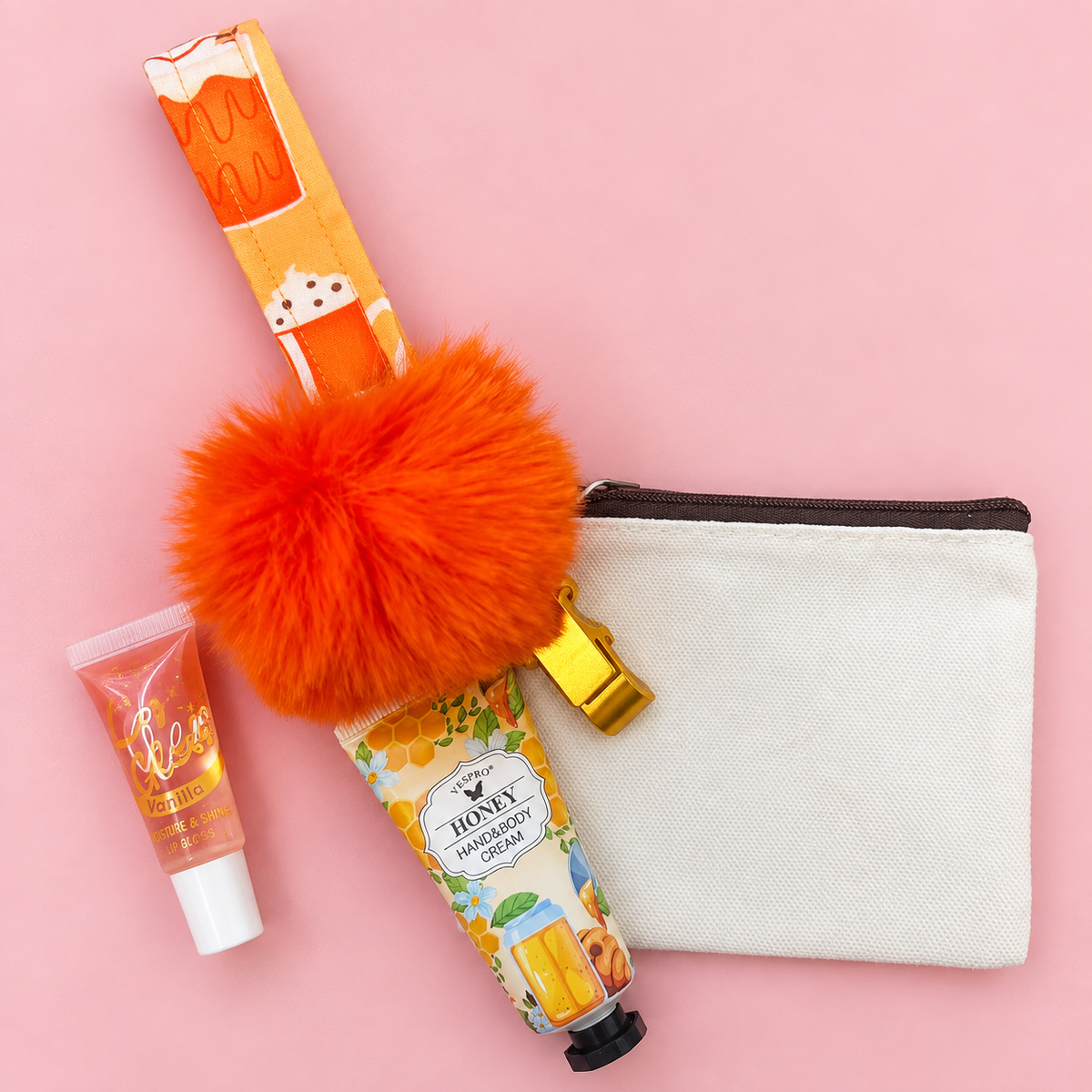 Orange Fall Expresso Wristlet Comfort Kit