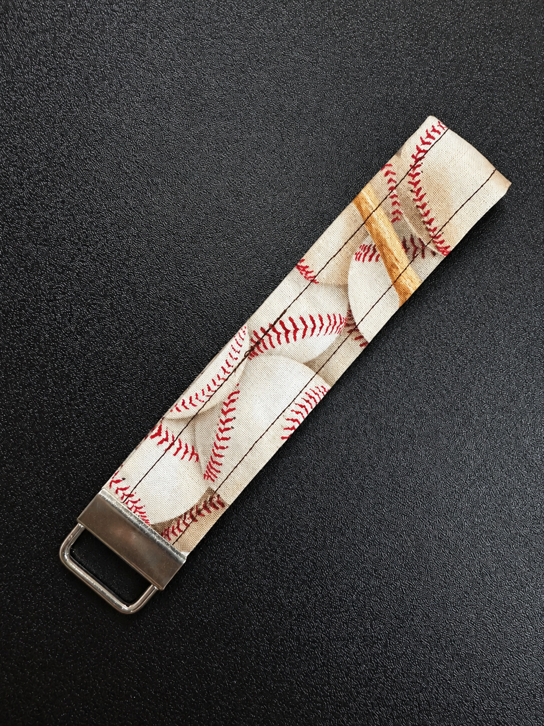 Baseball Keychain Wristlet