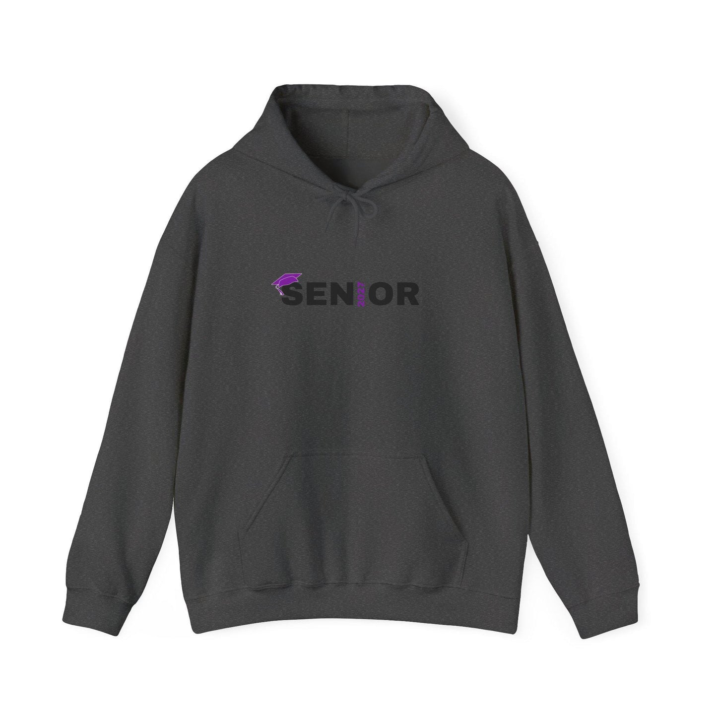 Senior Class 2027 Hoodie | Graduation Cap Seniors Rule Back Print | Teen Back to School
