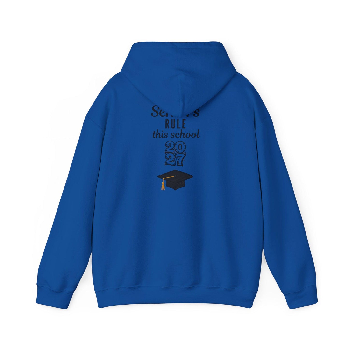 Senior Graduation Hoodie | Class of 2027 Mortarboard Senior Graphic | Teen Back to School | Custom