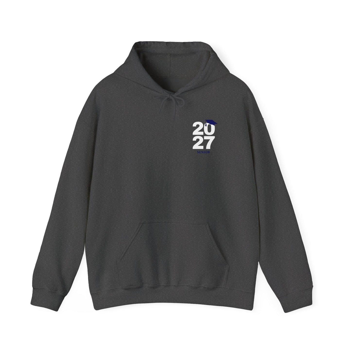 2027 Graduation Hoodie | Year 2027 Sweater with Cap Accent | School Teens | College