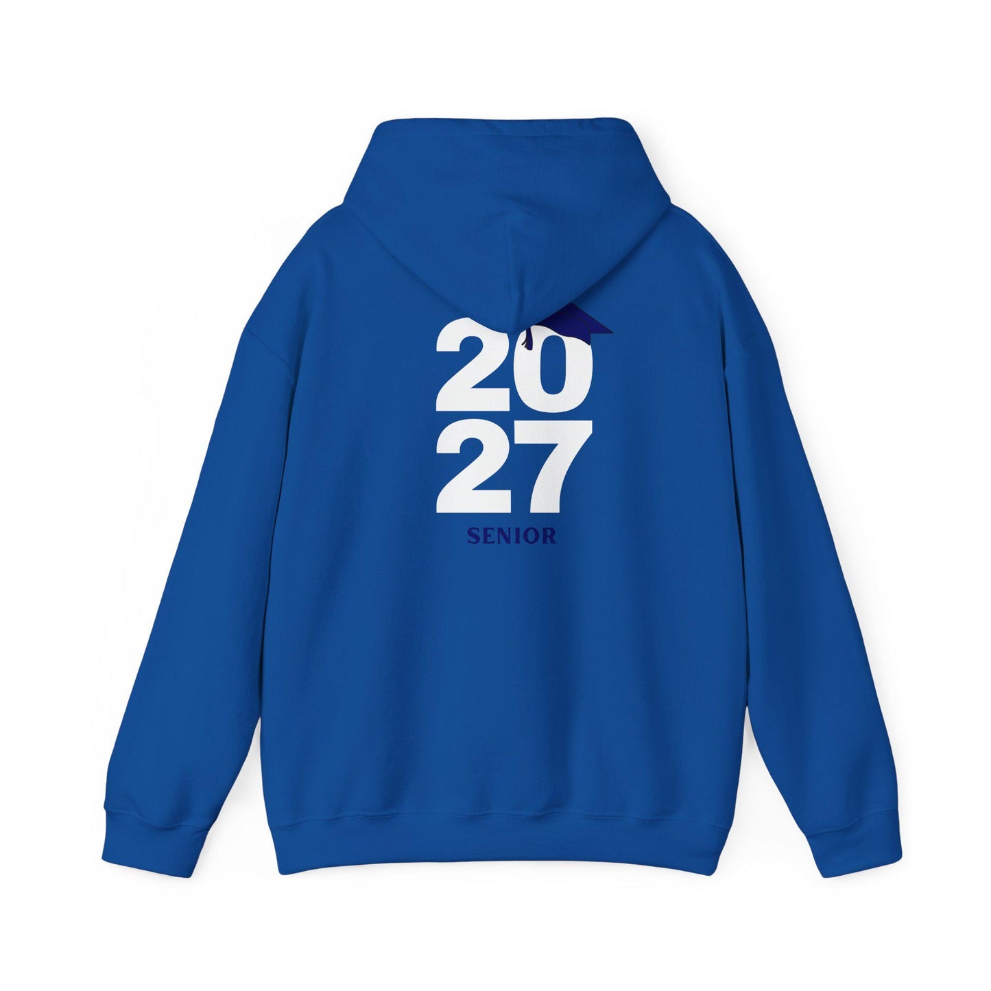2027 Graduation Hoodie | Year 2027 Sweater with Cap Accent | School Teens | College
