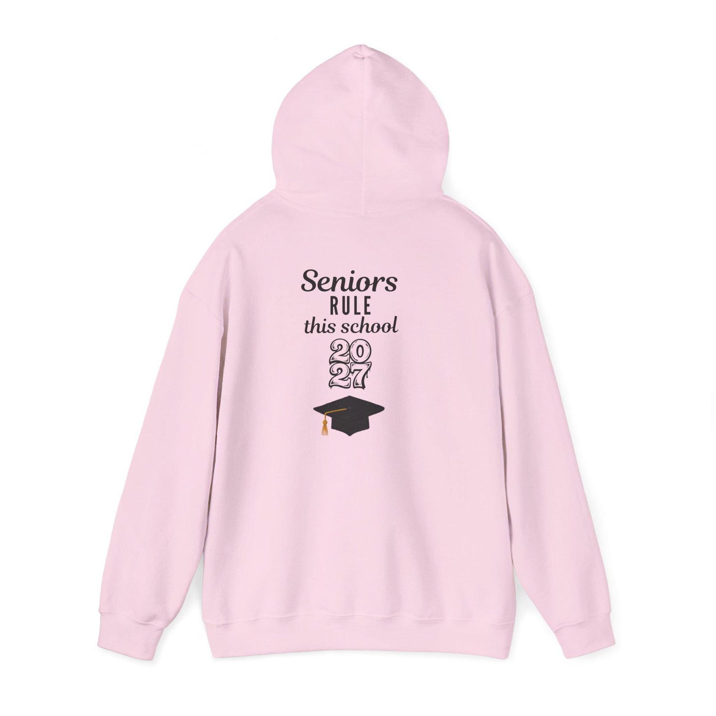 Senior Graduation Hoodie | Class of 2027 Mortarboard Senior Graphic | Teen Back to School | Custom