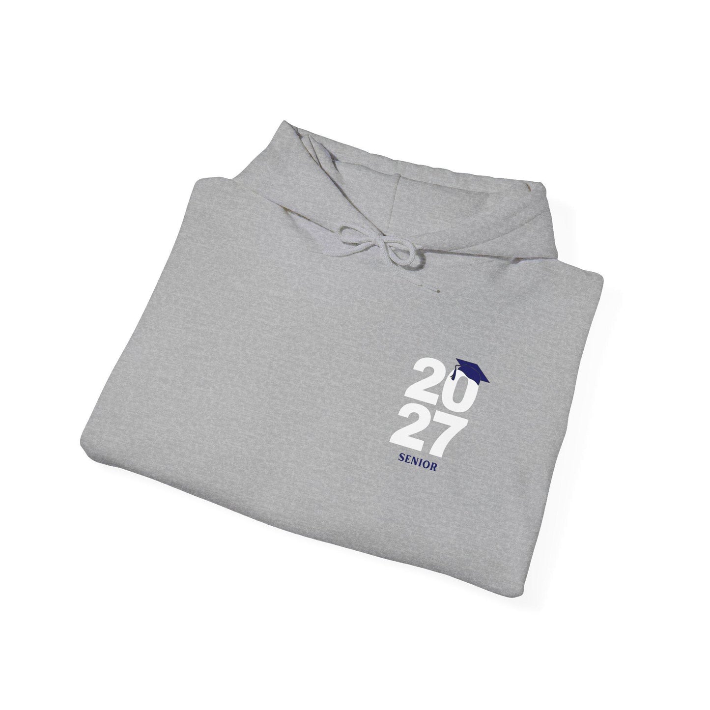 2027 Graduation Hoodie | Year 2027 Sweater with Cap Accent | School Teens | College