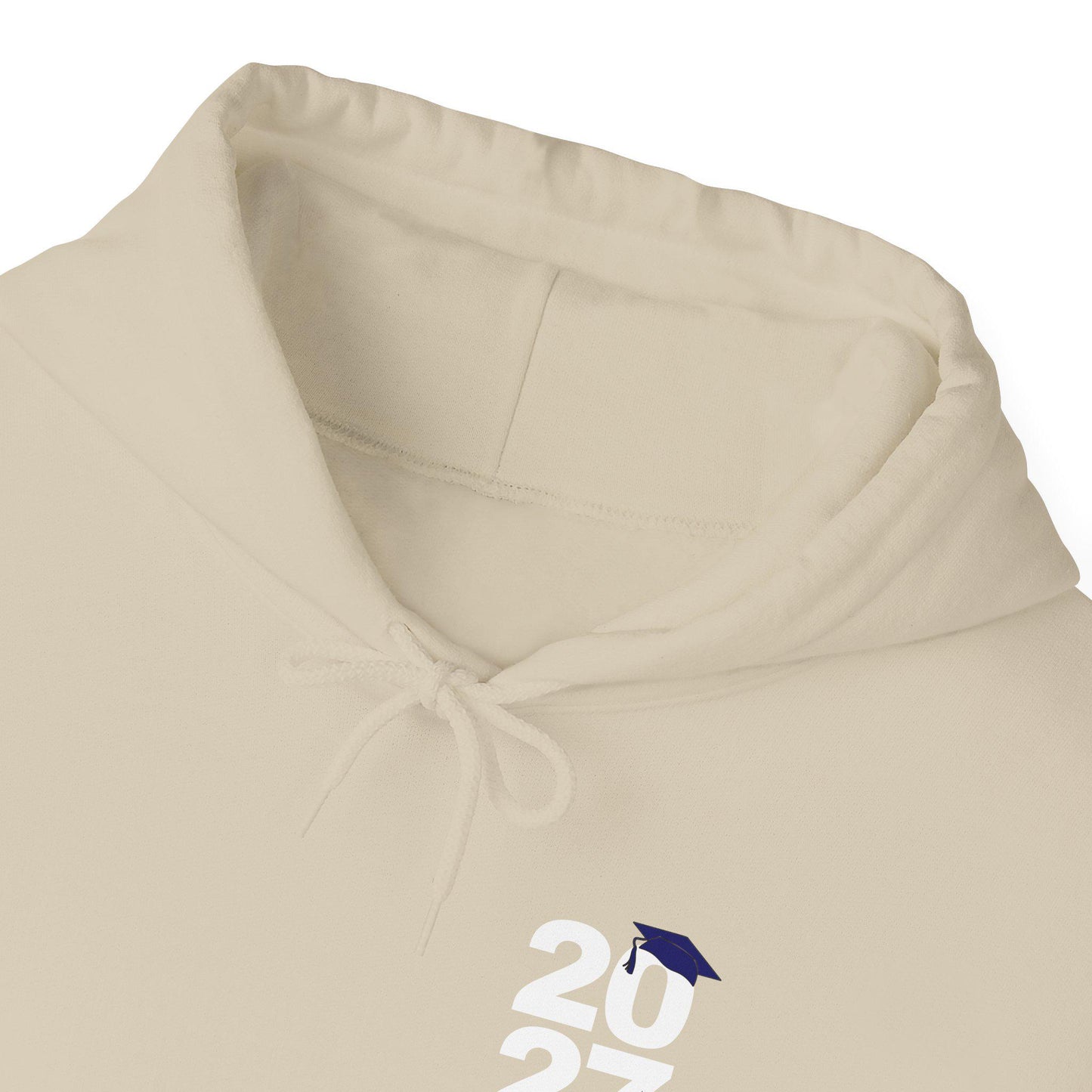 2027 Graduation Hoodie | Year 2027 Sweater with Cap Accent | School Teens | College