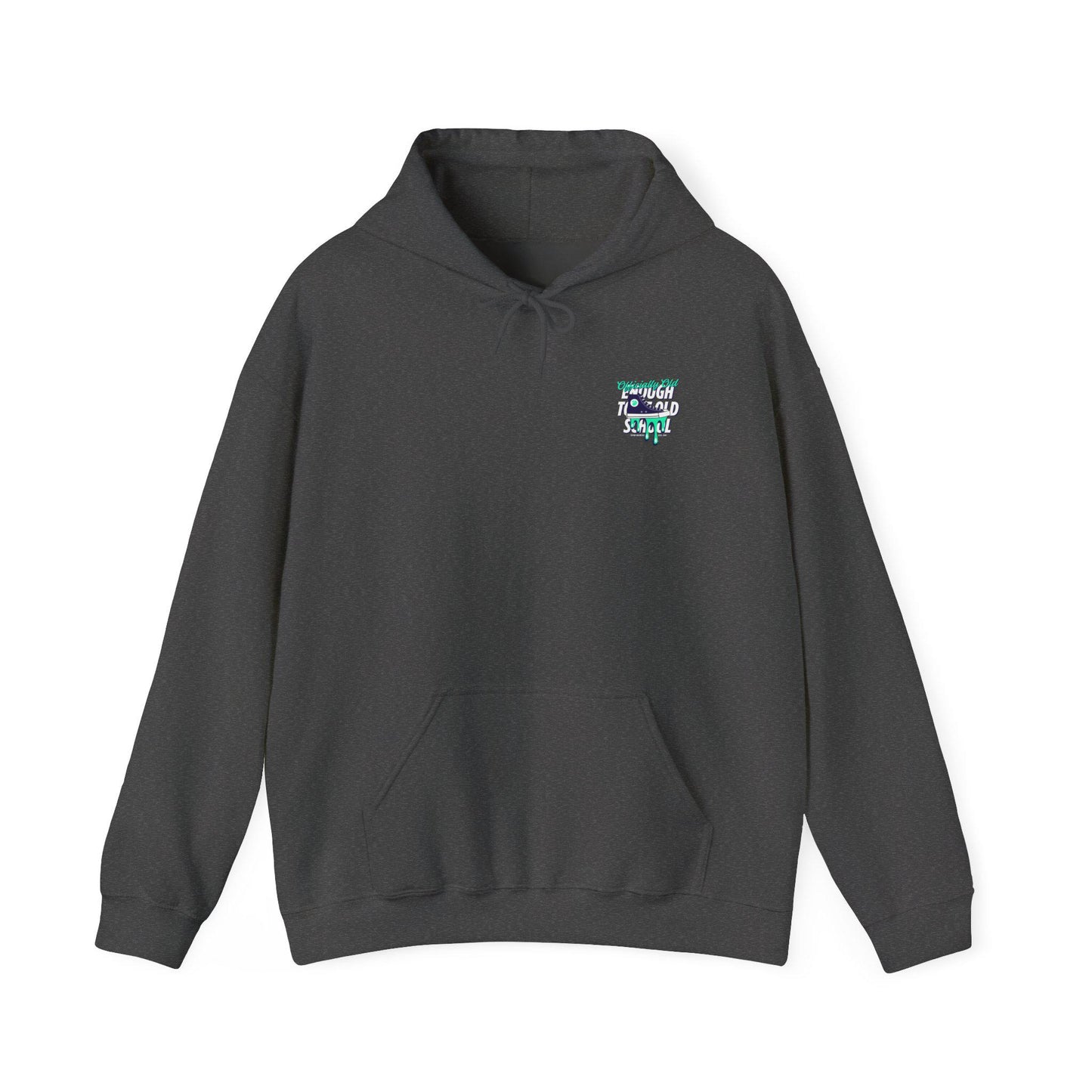Dripping Sneaker Graphic Hoodie | Retro Skate Culture Streetwear I Cozy Cotton-Poly Blend