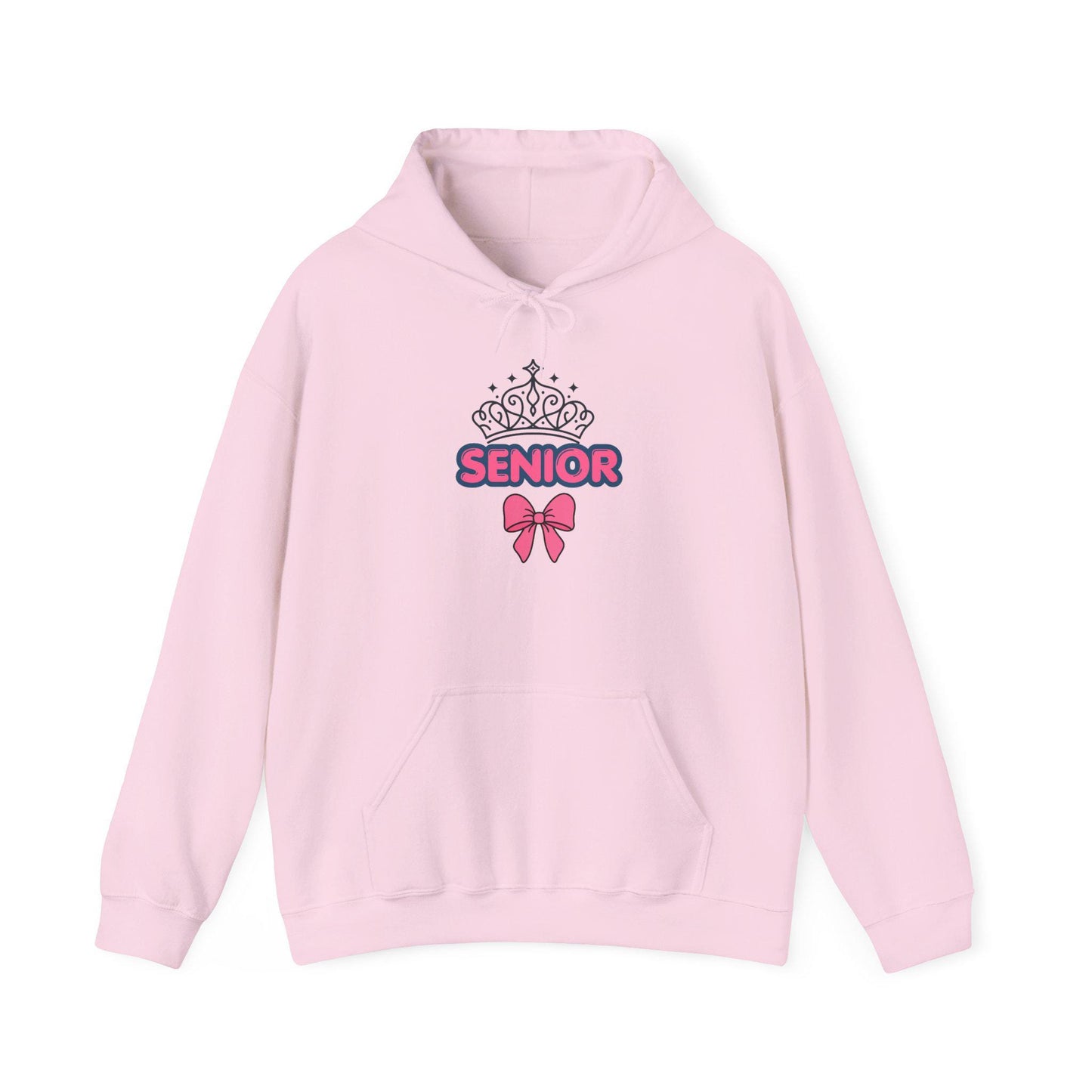 Senior Crown with Bow Hoodie | Senior Year 2027 Sweatshirt | Back to School | Last Year College | Teen Gift | Class of 2027 Cozy Pullover