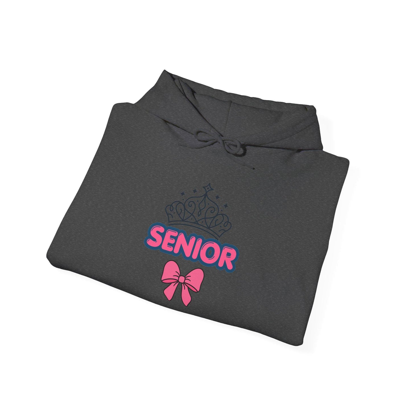 Senior Crown with Bow Hoodie | Senior Year 2027 Sweatshirt | Back to School | Last Year College | Teen Gift | Class of 2027 Cozy Pullover