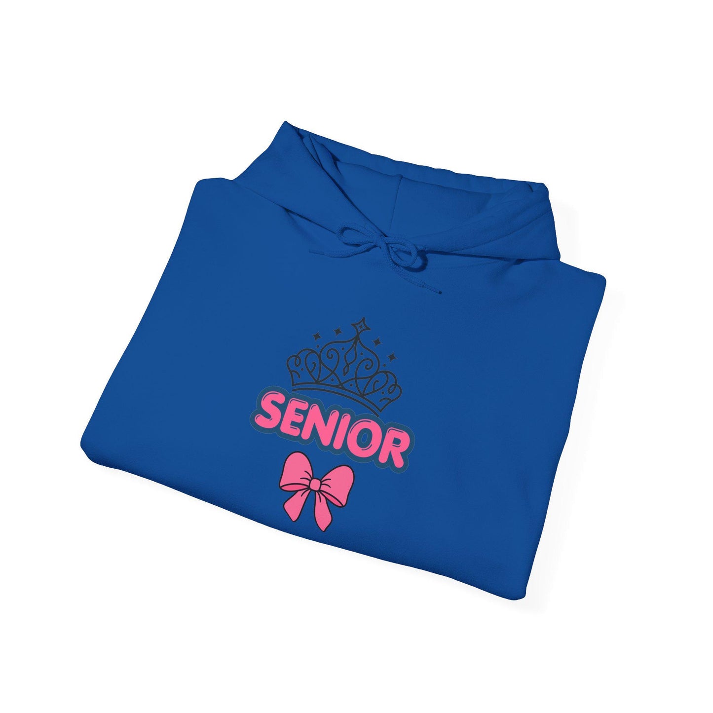 Senior Crown with Bow Hoodie | Senior Year 2027 Sweatshirt | Back to School | Last Year College | Teen Gift | Class of 2027 Cozy Pullover