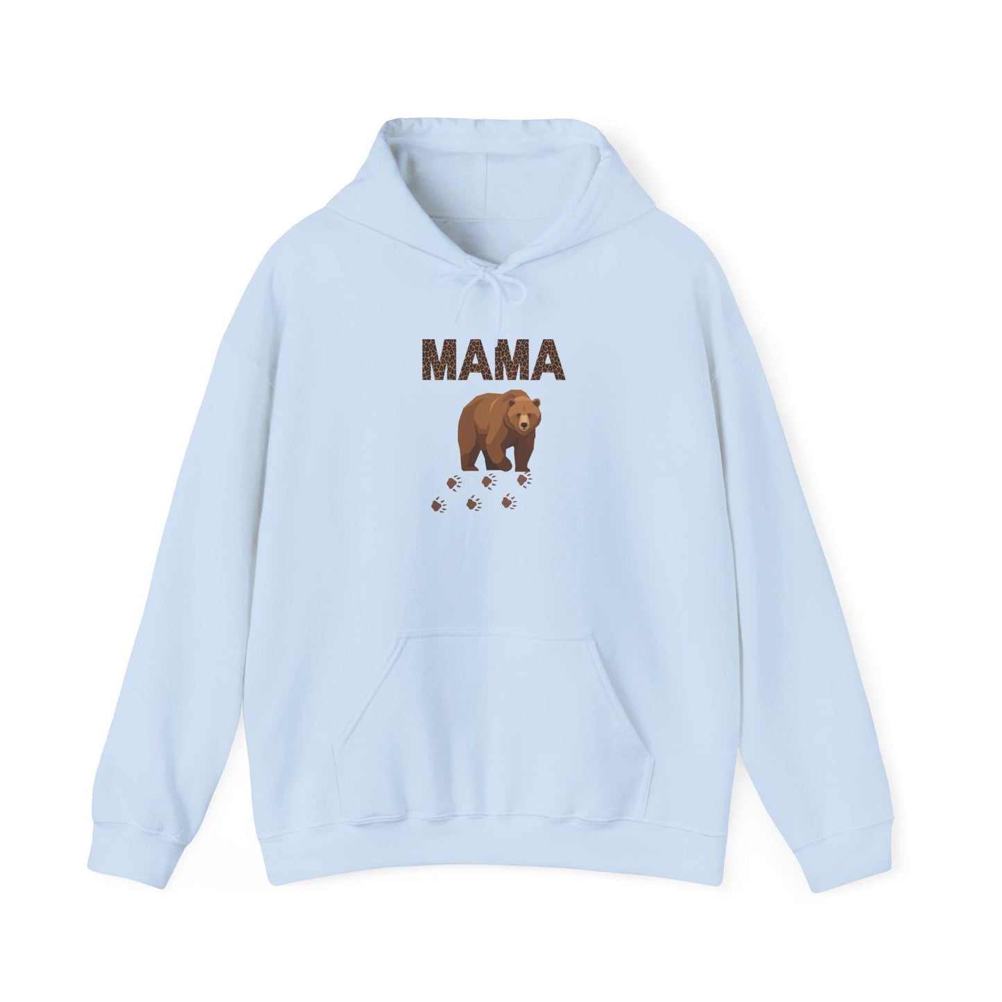 Mama Brown Bear hoodie | Mama Bear sweatshirt | Mom bear pullover | Graphic Hoodie | Nice Gift | Cozy Outdoor Wear | Warm Apparel | Camping