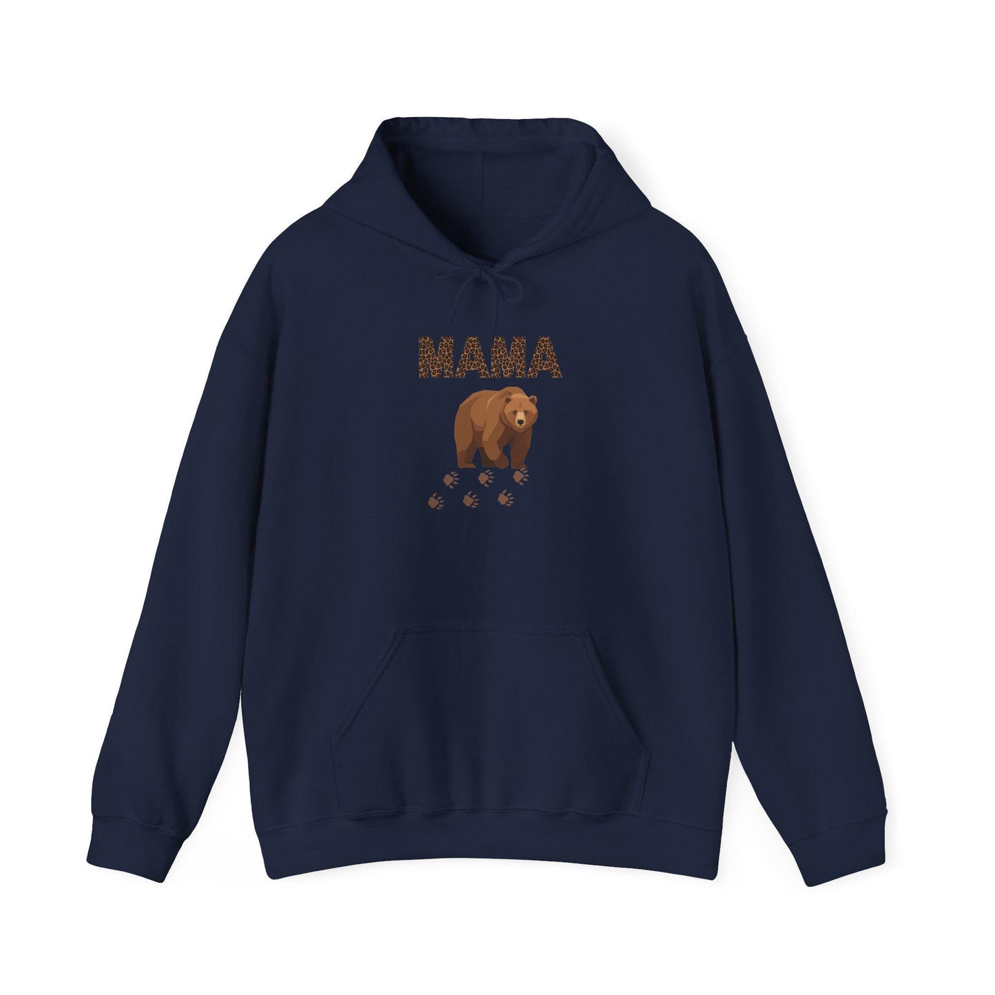Mama Brown Bear hoodie | Mama Bear sweatshirt | Mom bear pullover | Graphic Hoodie | Nice Gift | Cozy Outdoor Wear | Warm Apparel | Camping