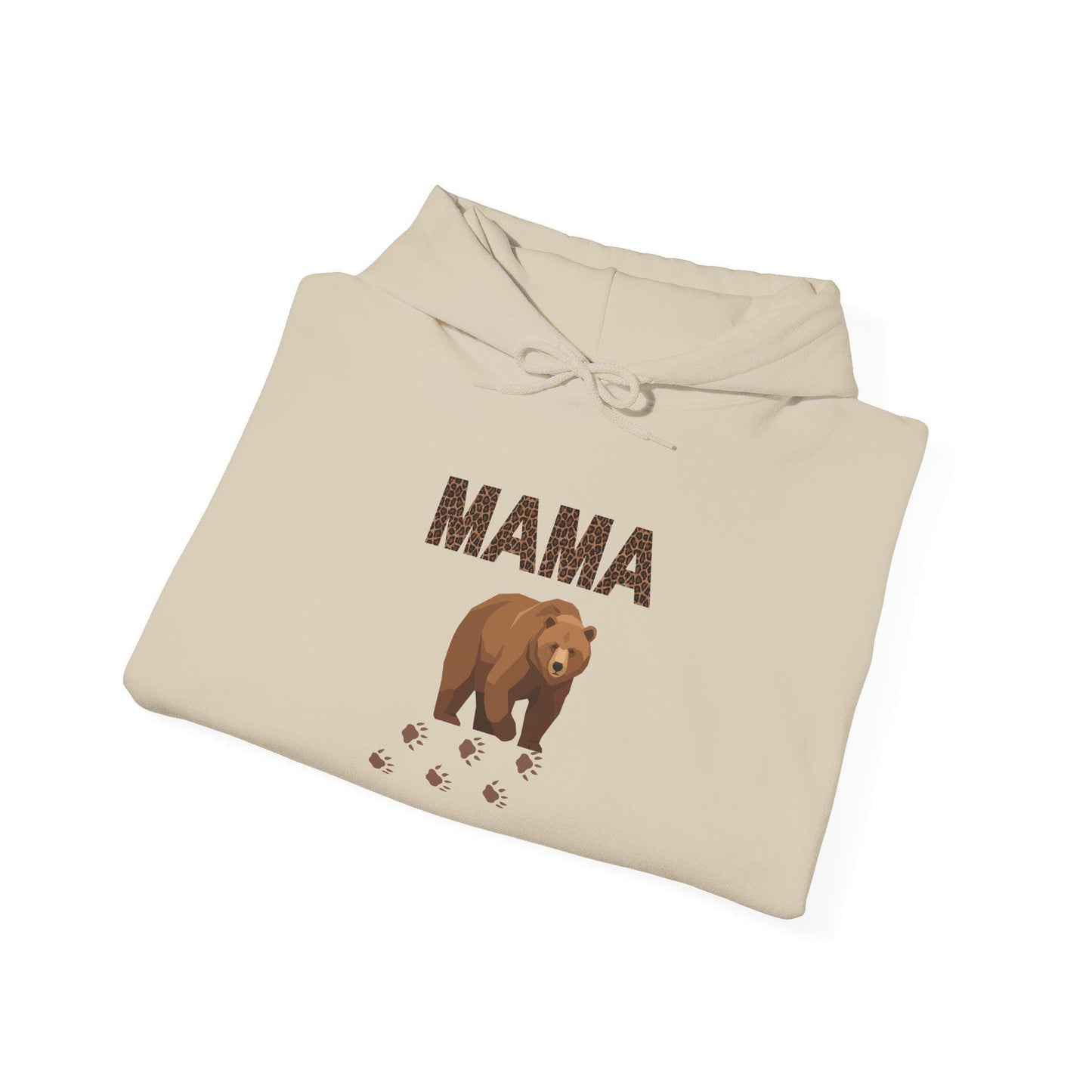 Mama Brown Bear hoodie | Mama Bear sweatshirt | Mom bear pullover | Graphic Hoodie | Nice Gift | Cozy Outdoor Wear | Warm Apparel | Camping