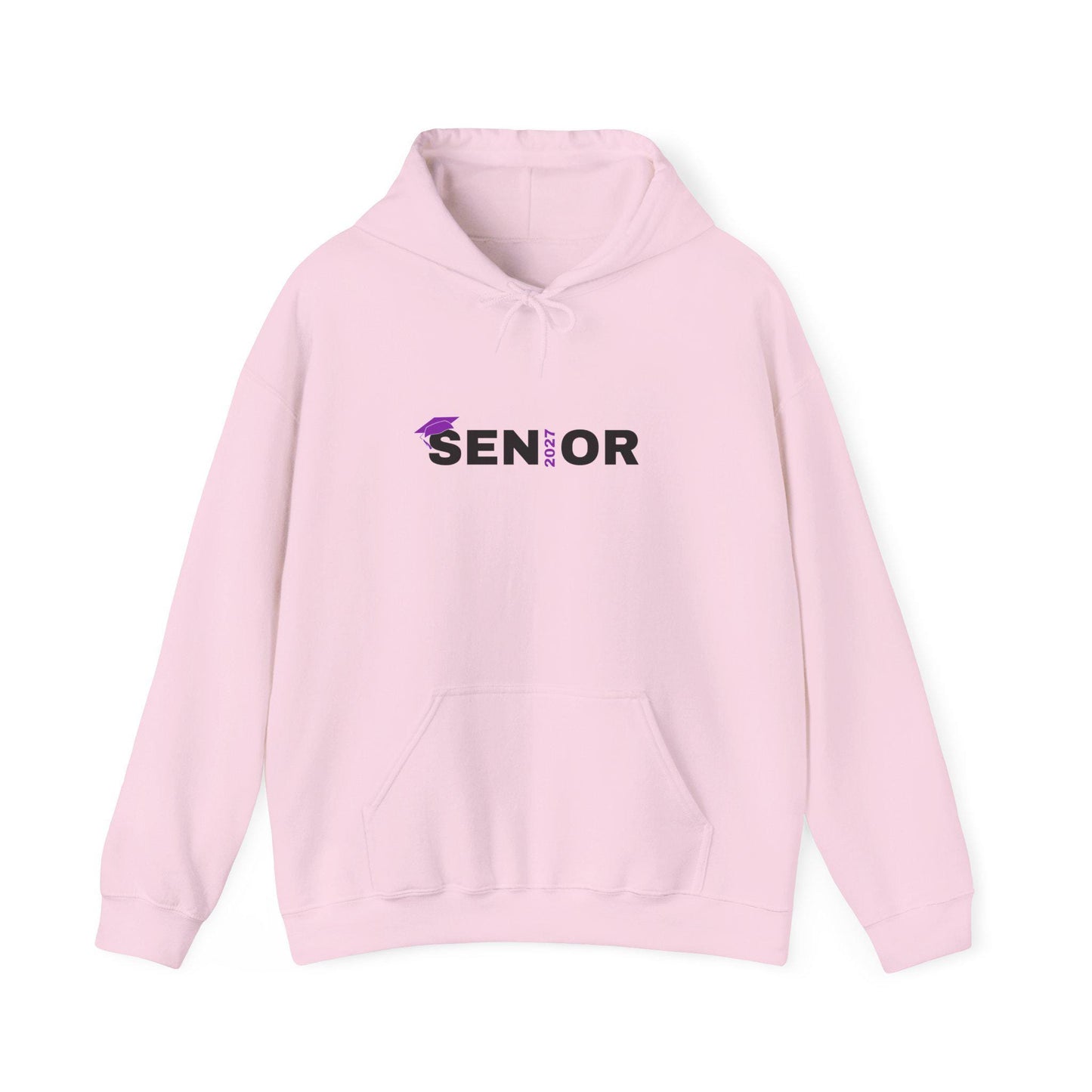 Senior Class 2027 Hoodie | Graduation Cap Seniors Rule Back Print | Teen Back to School