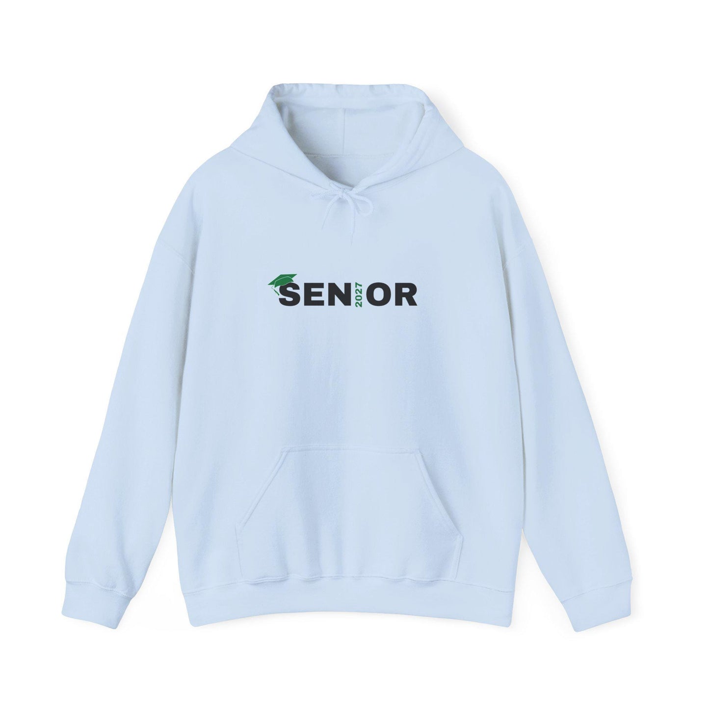 Senior Graduation Hoodie | Class of 2027 Mortarboard Senior Graphic | Teen Back to School | Custom