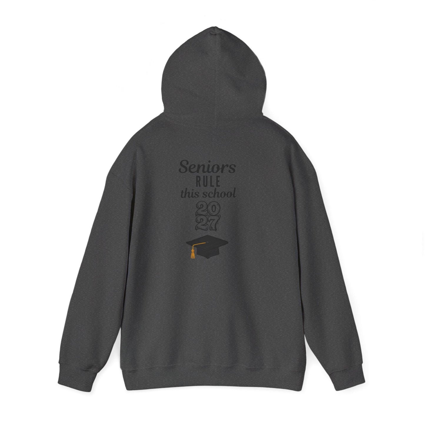 Senior Graduation Hoodie | Class of 2027 Mortarboard Senior Graphic | Teen Back to School | Custom
