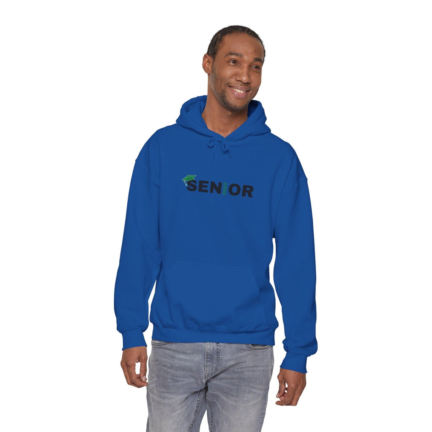 Senior Graduation Hoodie | Class of 2027 Mortarboard Senior Graphic | Teen Back to School | Custom