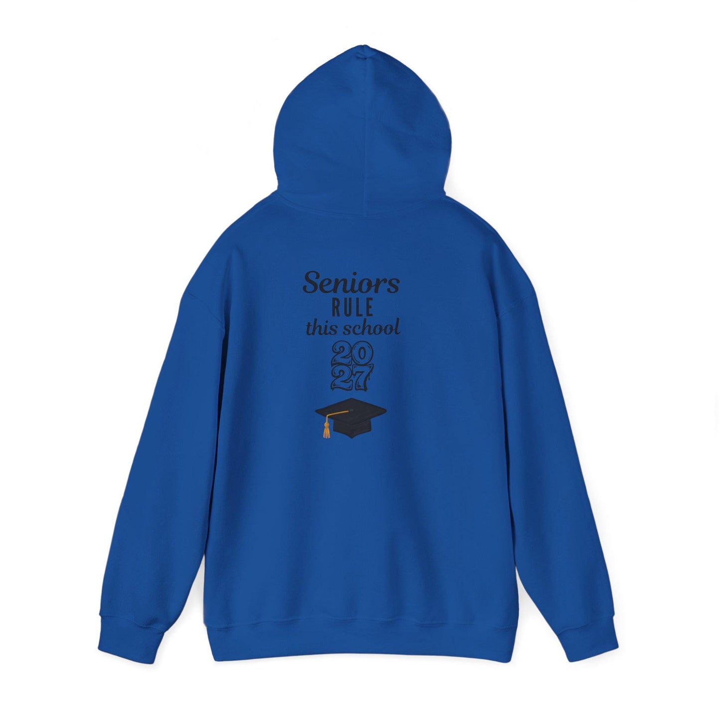 Senior Graduation Hoodie | Class of 2027 Mortarboard Senior Graphic | Teen Back to School | Custom