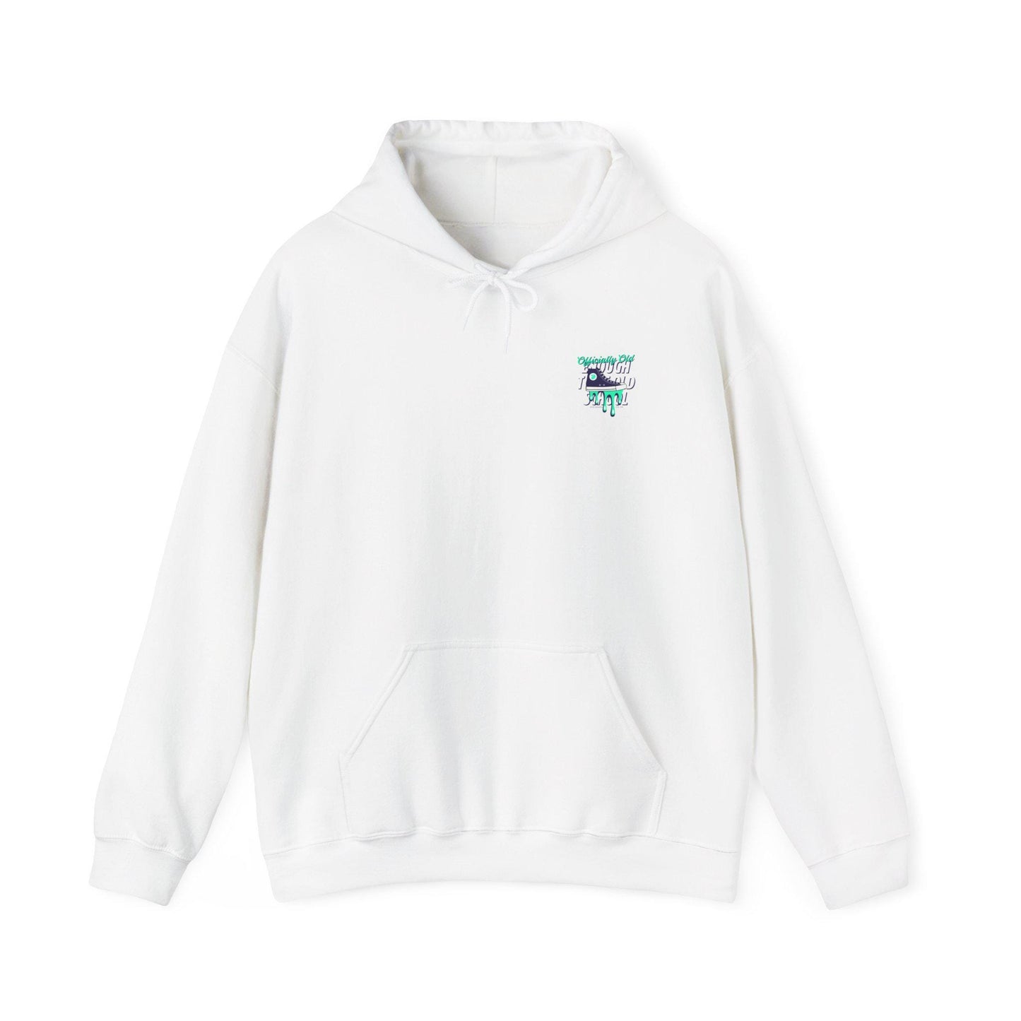 Dripping Sneaker Graphic Hoodie | Retro Skate Culture Streetwear I Cozy Cotton-Poly Blend
