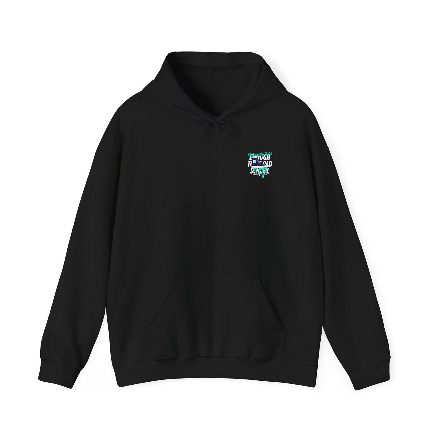 Dripping Sneaker Graphic Hoodie | Retro Skate Culture Streetwear I Cozy Cotton-Poly Blend