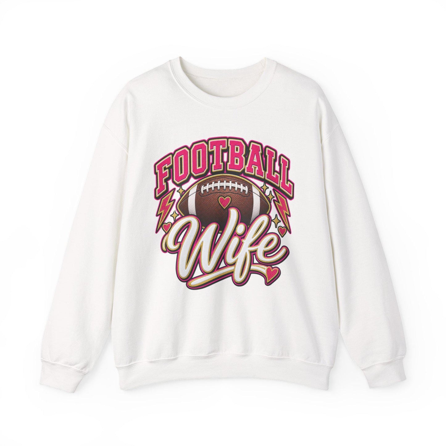 Football Wife Sweatshirt, Football Game Day Season Apparel, Football Wife Life, Fall Football Fashion, Gift for Football Fan, Mom Gear