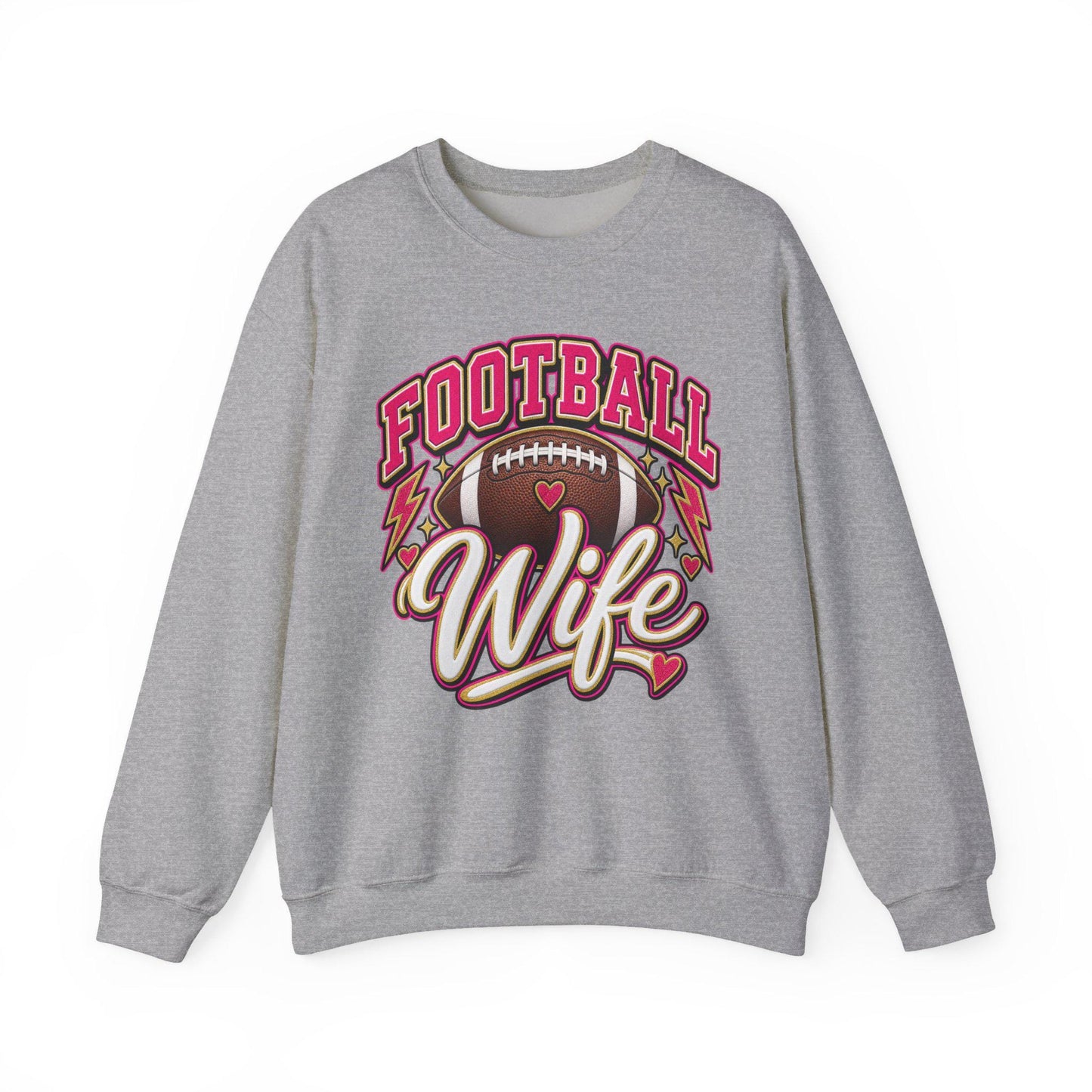 Football Wife Sweatshirt, Football Game Day Season Apparel, Football Wife Life, Fall Football Fashion, Gift for Football Fan, Mom Gear