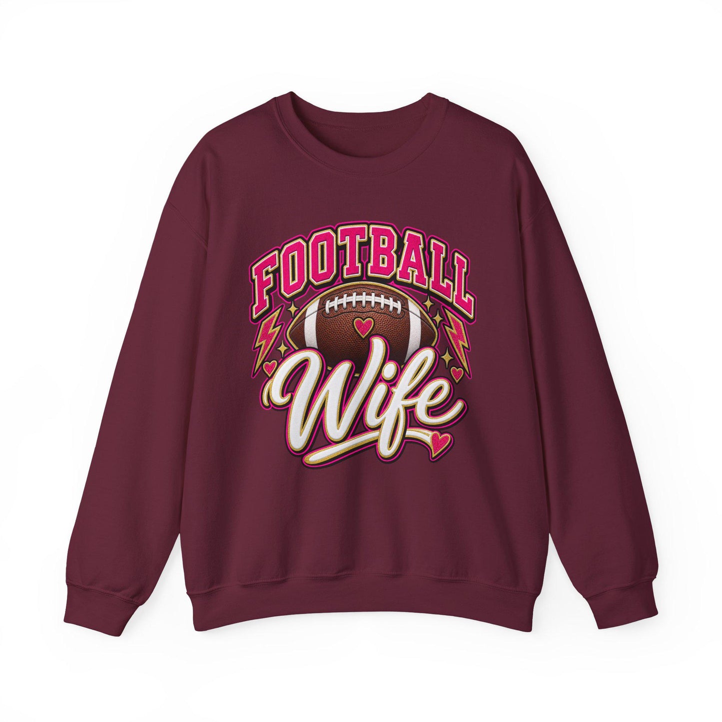 Football Wife Sweatshirt, Football Game Day Season Apparel, Football Wife Life, Fall Football Fashion, Gift for Football Fan, Mom Gear