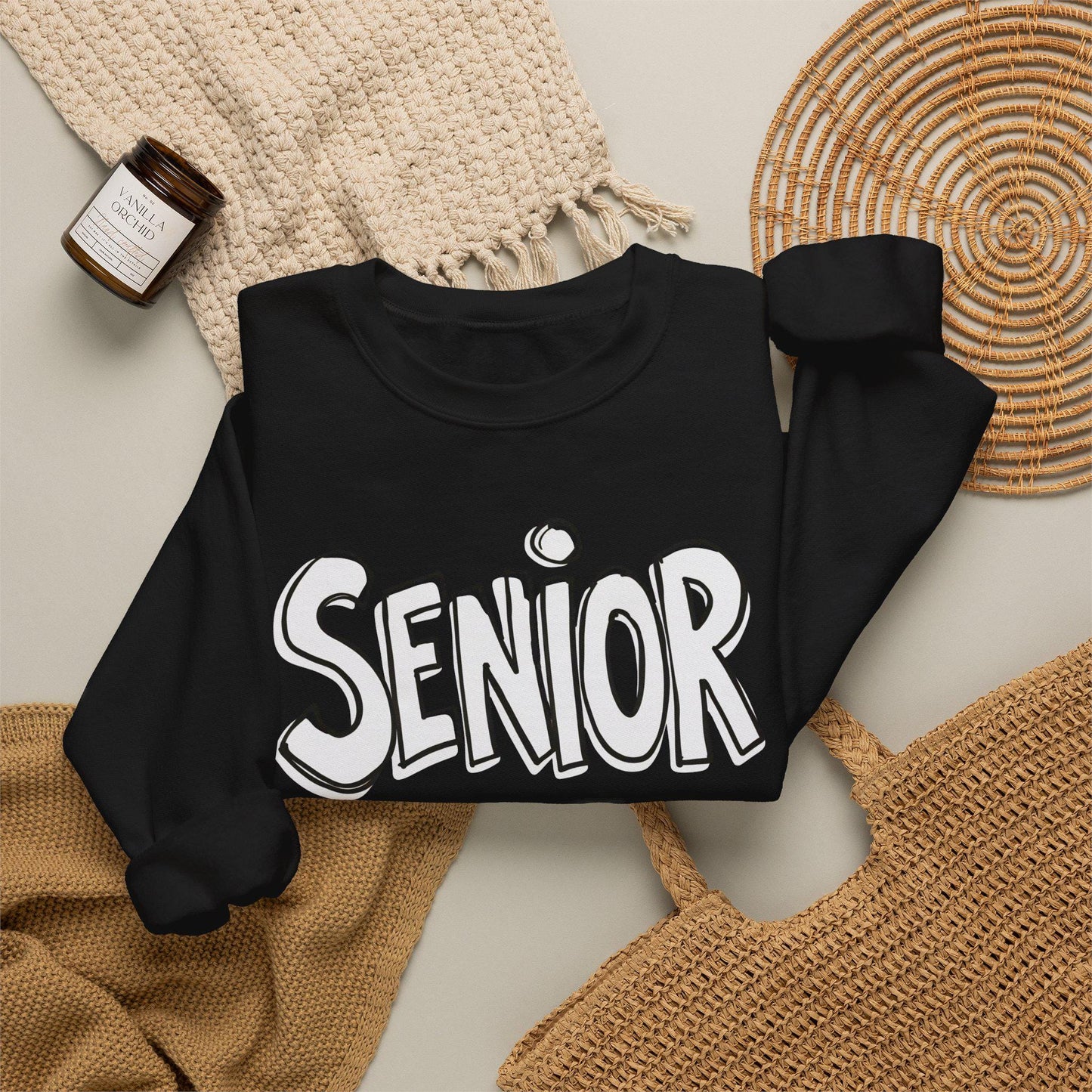 Senior Crewneck Sweatshirt | Class of Senior Year School Spirit | Class of 2027 | Back To School | Last College Year | Teen apparel | Grad