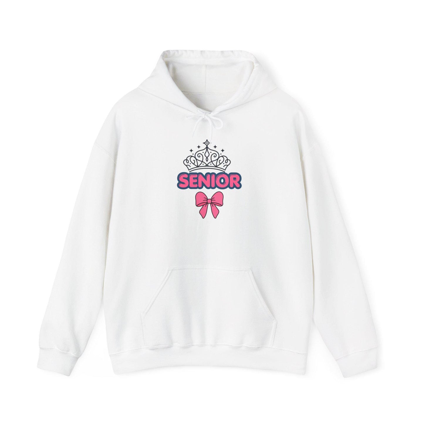 Senior Crown with Bow Hoodie | Senior Year 2027 Sweatshirt | Back to School | Last Year College | Teen Gift | Class of 2027 Cozy Pullover