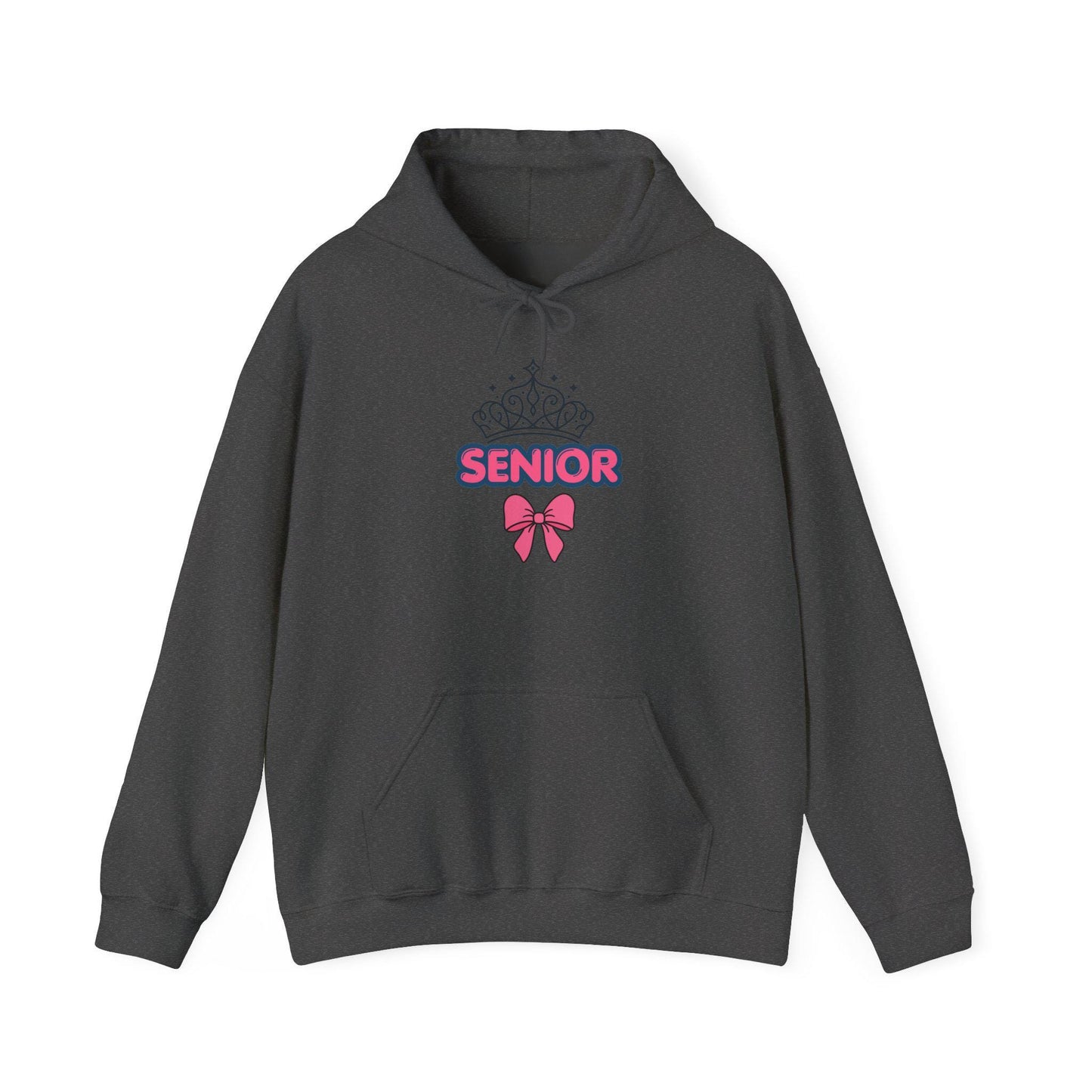 Senior Crown with Bow Hoodie | Senior Year 2027 Sweatshirt | Back to School | Last Year College | Teen Gift | Class of 2027 Cozy Pullover