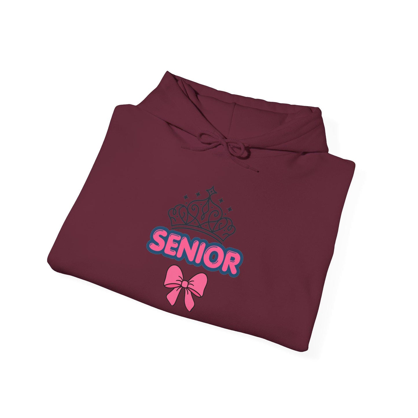 Senior Crown with Bow Hoodie | Senior Year 2027 Sweatshirt | Back to School | Last Year College | Teen Gift | Class of 2027 Cozy Pullover