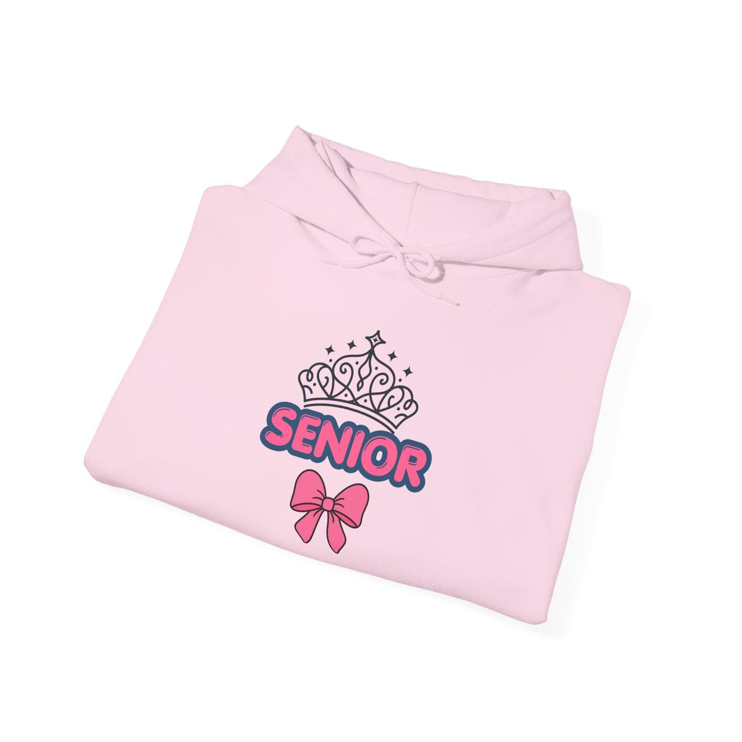Senior Crown with Bow Hoodie | Senior Year 2027 Sweatshirt | Back to School | Last Year College | Teen Gift | Class of 2027 Cozy Pullover