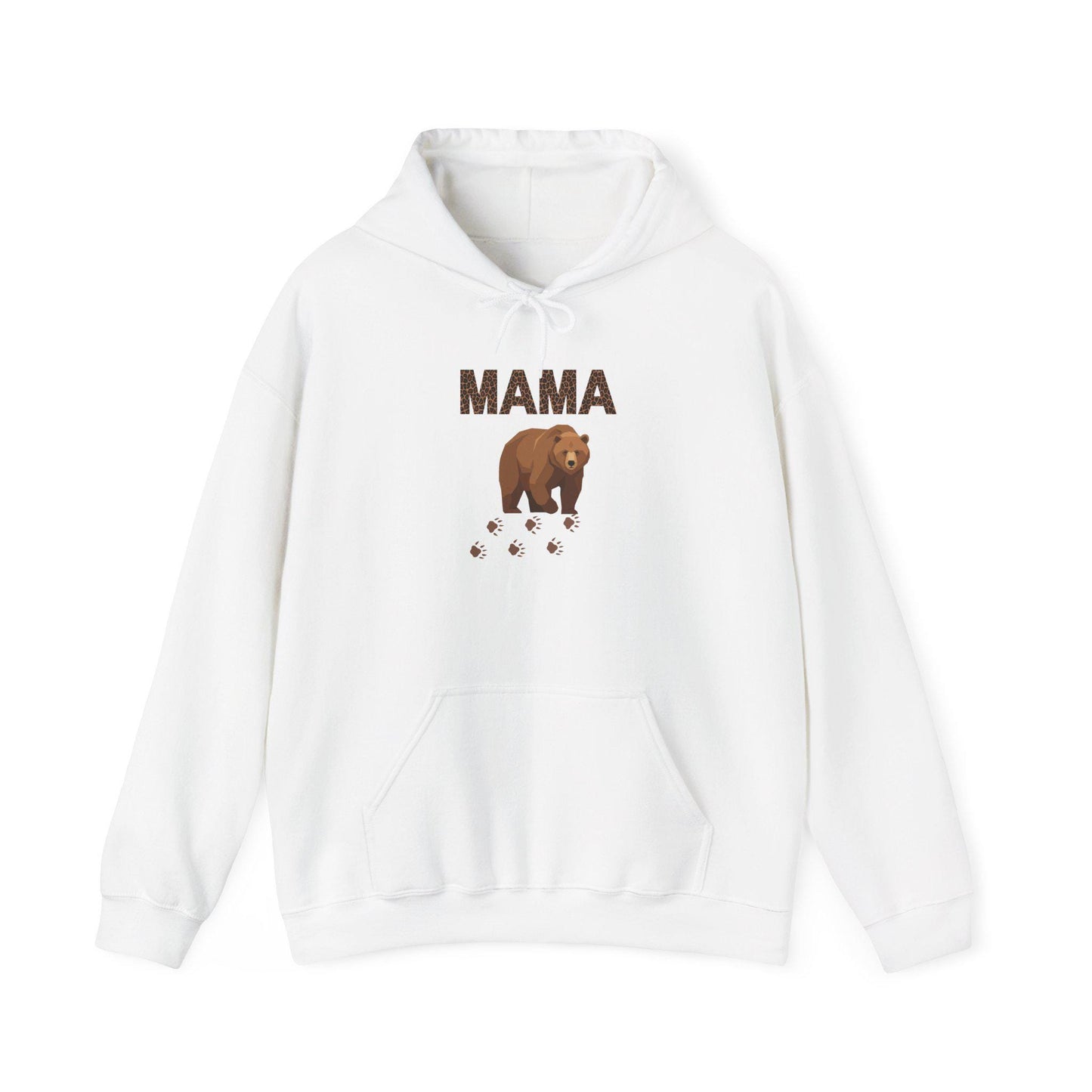 Mama Brown Bear hoodie | Mama Bear sweatshirt | Mom bear pullover | Graphic Hoodie | Nice Gift | Cozy Outdoor Wear | Warm Apparel | Camping