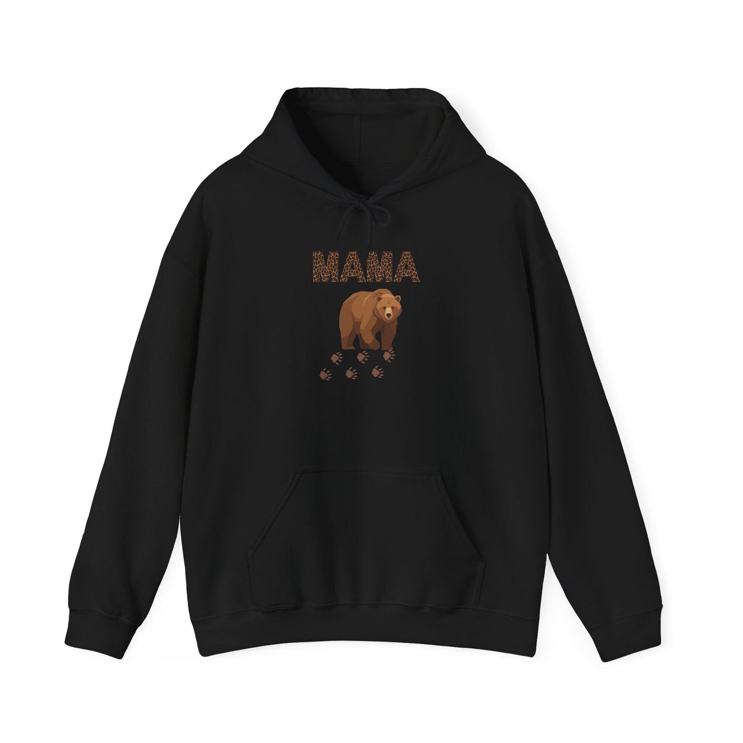 Mama Brown Bear hoodie | Mama Bear sweatshirt | Mom bear pullover | Graphic Hoodie | Nice Gift | Cozy Outdoor Wear | Warm Apparel | Camping