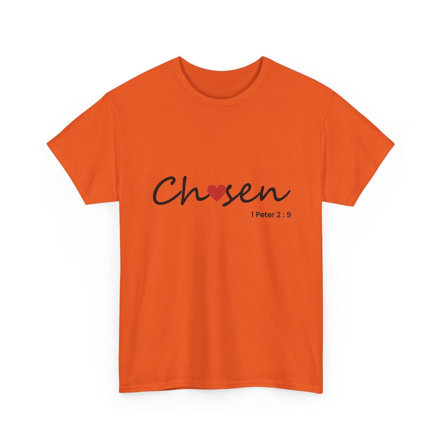 Women's comfortable Chosen Tee -Christian Scripture T-Shirt Graphic (1 Peter 2:9), Godly Theme Apparel Wear, Religious Theme Attire Lady