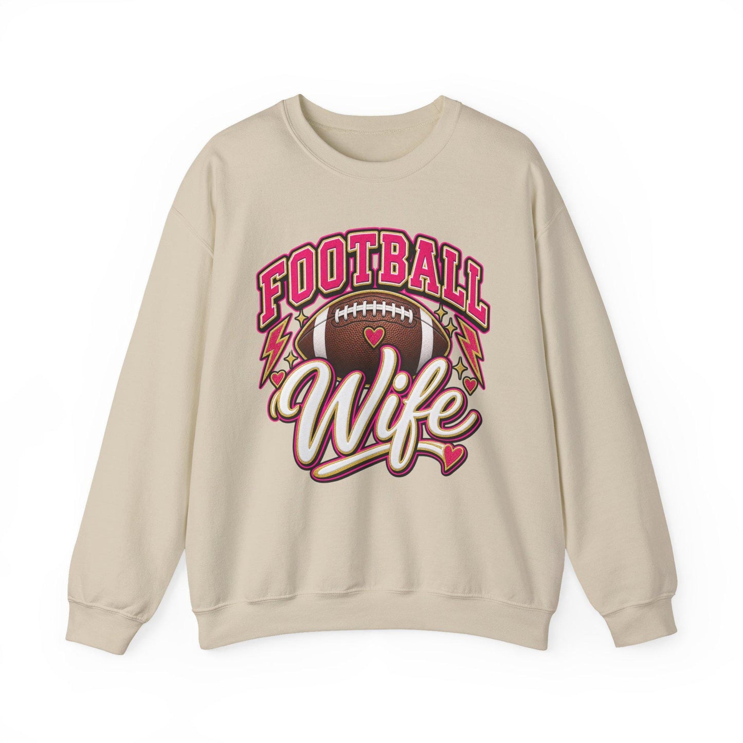Football Wife Sweatshirt, Football Game Day Season Apparel, Football Wife Life, Fall Football Fashion, Gift for Football Fan, Mom Gear