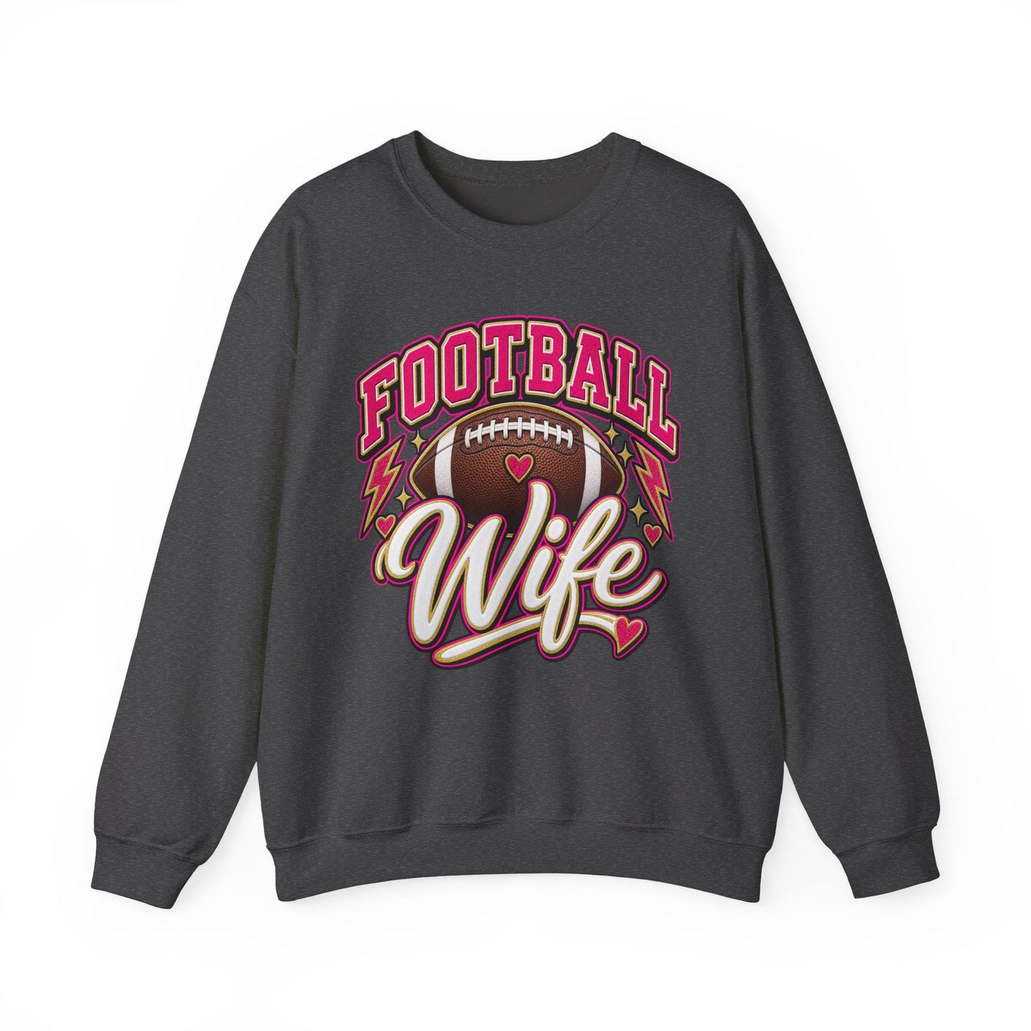 Football Wife Sweatshirt, Football Game Day Season Apparel, Football Wife Life, Fall Football Fashion, Gift for Football Fan, Mom Gear