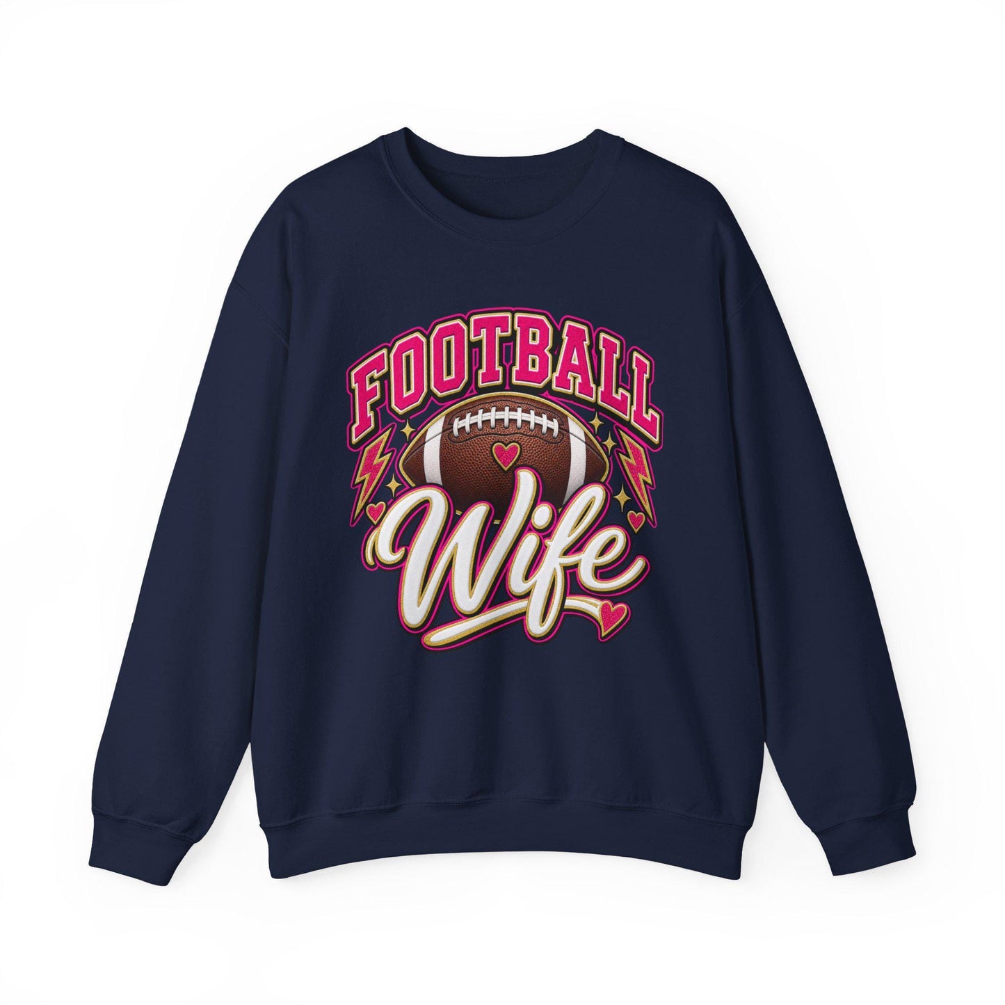 Football Wife Sweatshirt, Football Game Day Season Apparel, Football Wife Life, Fall Football Fashion, Gift for Football Fan, Mom Gear